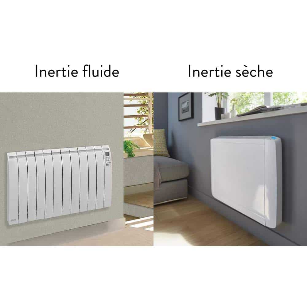 Le radiateur à inertie sèche comparé avec le radiateur à inertie fluide